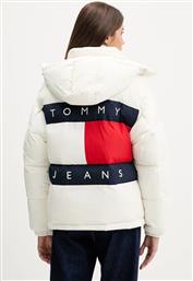ΜΠΟΥΦΑΝ ΧΡΩΜΑ: ΑΣΠΡΟ, DW0DW22041 TOMMY JEANS