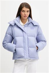 ΜΠΟΥΦΑΝ ΜΕ ΕΠΕΝΔΥΣΗ ΑΠΟ ΠΟΥΠΟΥΛΑ ΧΡΩΜΑ: ΜΟΒ, DW0DW22040 TOMMY JEANS