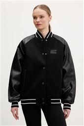 ΜΠΟΥΦΑΝ ΜΕ ΠΡΟΣΘΗΚΗ ΜΑΛΛΙΝΟΥ ΥΦΑΣΜΑΤΟΣ TOMMY JEANS