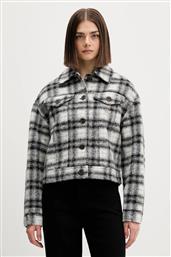 ΜΠΟΥΦΑΝ ΜΕ ΠΡΟΣΘΗΚΗ ΜΑΛΛΙΝΟΥ ΥΦΑΣΜΑΤΟΣ ΧΡΩΜΑ: ΜΑΥΡΟ, DW0DW21662 TOMMY JEANS