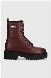 ΔΕΡΜΑΤΙΝΑ WORKERS TJW URBAN BOOT TUMBLED LTR WL EN0EN02317 F3EN0EN02317 TOMMY JEANS από το ANSWEAR