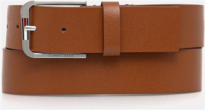 ΔΕΡΜΑΤΙΝΗ ΖΩΝΗ ΧΡΩΜΑ: ΚΑΦΕ, AM0AM13690 TOMMY JEANS