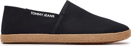 ΕΣΠΑΝΤΡΙΓΙΕΣ TJM ESPADRILLE STREET EM0EM01386 ΜΑΥΡΟ TOMMY JEANS