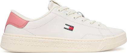 ΕΣΠΑΝΤΡΙΓΙΕΣ TJW SCRIPT CUPSOLE EN0EN02960 ΛΕΥΚΟ TOMMY JEANS