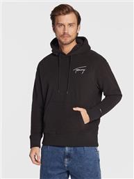 FLEECE SIGNATURE DM0DM15030 ΜΑΥΡΟ RELAXED FIT TOMMY JEANS