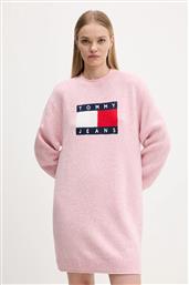 ΦΟΡΕΜΑ ΑΠΟ ΜΕΙΓΜΑ ΜΑΛΛΙΟΥ ΧΡΩΜΑ: ΡΟΖ, DW0DW21462 TOMMY JEANS