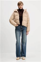 ΓΥΝΑΙΚΕΙΟ ΜΠΟΥΦΑΝ ΜΟΝΟΧΡΩΜΟ ΜΕ ΚΑΠΙΤΟΝΕ ΣΧΕΔΙO - DW0DW21625 ΜΠΕΖ TOMMY JEANS