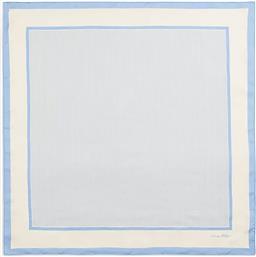 ΓΥΝΑΙΚΕΙΟ ΜΕΤΑΞΩΤΟ ΦΟΥΛΑΡΙ ΜΕ ΡΙΓΕ ΣΧΕΔΙΟ - AW0AW17629 ΕΚΡΟΥ TOMMY JEANS