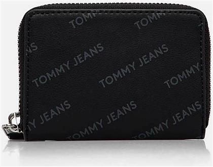 ΓΥΝΑΙΚΕΙΟ ΠΟΡΤΟΦΟΛΙ ΜΕ ALL-OVER LOGO - AW0AW16490 ΜΑΥΡΟ TOMMY JEANS