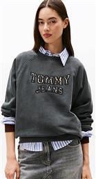 ΓΥΝΑΙΚΕΙΟ ΠΟΥΛΟΒΕΡ ΜΕ ANIMAL LOGO PRINT RELGULAR FIT - DW0DW21959 ΑΝΘΡΑΚΙ TOMMY JEANS