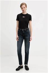 ΓΥΝΑΙΚΕΙΟ ΨΗΛΟΜΕΣΟ ΤΖΙΝ SLIM FIT ''LUCY'' - DW0DW21516 ΑΝΘΡΑΚΙ TOMMY JEANS