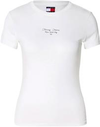 ΓΥΝΑΙΚΕΙΟ T-SHIRT ΜΕ LOGO PRINT RELAXED FIT - DW0DW21542 ΛΕΥΚΟ TOMMY JEANS