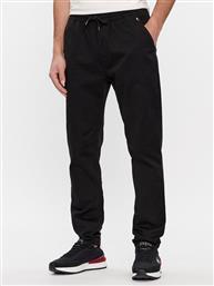 JOGGER AUSTIN DM0DM18343 ΜΑΥΡΟ REGULAR FIT TOMMY JEANS από το MODIVO