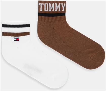 ΚΑΛΤΣΕΣ 2-PACK ΧΡΩΜΑ: ΚΑΦΕ, 701236467 TOMMY JEANS