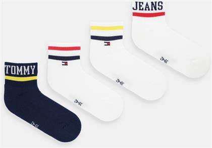 ΚΑΛΤΣΕΣ 4-PACK ΧΡΩΜΑ: ΑΣΠΡΟ, 701238222 TOMMY JEANS