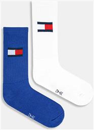 ΚΑΛΤΣΕΣ TOMMY HILFIGER 2-PACK ΧΡΩΜΑ: ΑΣΠΡΟ TOMMY JEANS