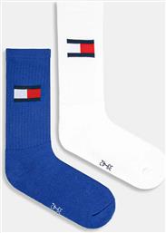 ΚΑΛΤΣΕΣ TOMMY HILFIGER 2-PACK ΧΡΩΜΑ: ΑΣΠΡΟ TOMMY JEANS