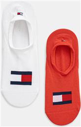 ΚΑΛΤΣΕΣ TOMMY HILFIGER 2-PACK ΧΡΩΜΑ: ΠΟΡΤΟΚΑΛΙ TOMMY JEANS