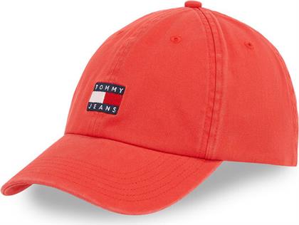 ΚΑΠΕΛΟ JOCKEY TJM HERITAGE CAP AM0AM12020 ΚΟΚΚΙΝΟ TOMMY JEANS