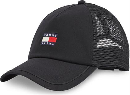 ΚΑΠΕΛΟ JOCKEY TJM HERITAGE TRUCKER CAP AM0AM13287 ΜΑΥΡΟ TOMMY JEANS