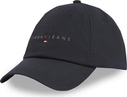 ΚΑΠΕΛΟ JOCKEY TJM LINEAR LOGO CAP AM0AM12958 ΜΑΥΡΟ TOMMY JEANS