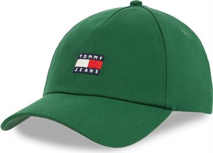 ΚΑΠΕΛΟ JOCKEY TJM LINEAR LOGO CAP AM0AM12958 ΠΡΑΣΙΝΟ TOMMY JEANS