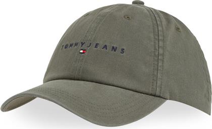 ΚΑΠΕΛΟ JOCKEY TJM LINEAR WASHED CAP AM0AM13355 ΠΡΑΣΙΝΟ TOMMY JEANS