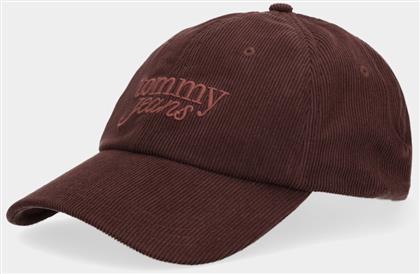 ΚΟΤΛΕ ΚΑΠΕΛΟ ΜΠΕΙΖΜΠΟΛ ΧΡΩΜΑ: ΚΑΦΕ, AW0AW17908 TOMMY JEANS