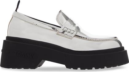 LOAFERS TJW CHUNKY METALLIC EN0EN02321 ΑΣΗΜΙ TOMMY JEANS