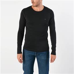 LONG SLEEVED RIBBED ORGANIC COTTON ΑΝΔΡΙΚΟ T-SHIRT (9000019251-22945) TOMMY JEANS από το COSMOSSPORT