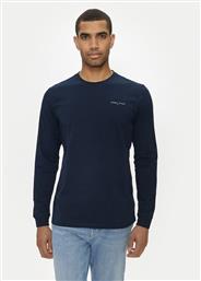 LONGSLEEVE LINEAR DM0DM18551 ΣΚΟΥΡΟ ΜΠΛΕ SLIM FIT TOMMY JEANS από το MODIVO