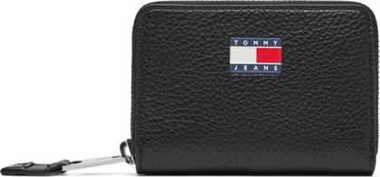 ΜΙΚΡΟ ΠΟΡΤΟΦΟΛΙ ΓΥΝΑΙΚΕΙΟ TJW MUST SMALL ZA AW0AW17642 ΜΑΥΡΟ TOMMY JEANS