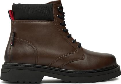 ΟΡΕΙΒΑΤΙΚΑ ΠΑΠΟΥΤΣΙΑ TJM LACE UP BOOT EM0EM01446 ΚΑΦΕ TOMMY JEANS