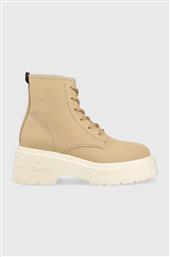 ΠΑΝΙΝΑ ΠΑΠΟΥΤΣΙΑ LACE UP FESTIV BOOTS ΧΡΩΜΑ: ΜΠΕΖ, EN0EN02133 TOMMY JEANS