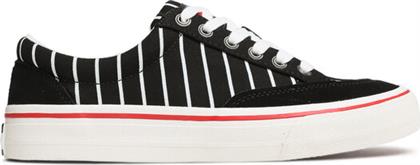 ΠΑΝΙΝΑ ΠΑΠΟΥΤΣΙΑ SKATE CANVAS STRIPES EM0EM01153 ΜΑΥΡΟ TOMMY JEANS