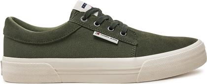 ΠΑΝΙΝΑ ΠΑΠΟΥΤΣΙΑ TJM VULC. SKATE DERBY EM0EM01427 ΠΡΑΣΙΝΟ TOMMY JEANS