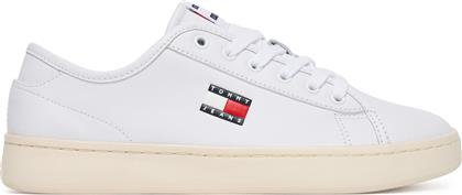 ΠΑΝΙΝΑ ΠΑΠΟΥΤΣΙΑ TJW LIGHTWEIGHT COURT EN0EN02875 ΛΕΥΚΟ TOMMY JEANS