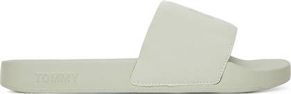 ΠΑΝΤΟΦΛΕΣ FLAG POOL SLIDE PATENT EN0EN02901 ΠΡΑΣΙΝΟ TOMMY JEANS