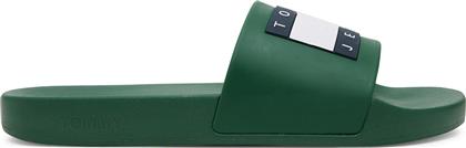 ΠΑΝΤΟΦΛΕΣ POOL SLIDE ESS EM0EM01191 ΠΡΑΣΙΝΟ TOMMY JEANS