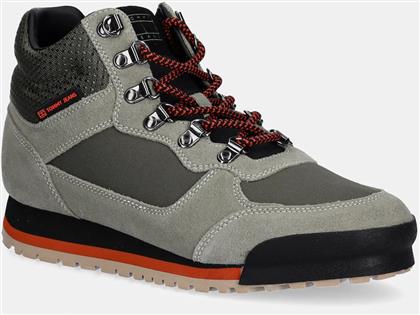 ΠΑΠΟΥΤΣΙΑ TJM NEW BOOT LOW OUTSOLE ΧΡΩΜΑ: ΠΡΑΣΙΝΟ, EM0EM01641 TOMMY JEANS