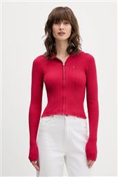 ΠΛΕΚΤΗ ΖΑΚΕΤΑ ΧΡΩΜΑ: ΜΠΟΡΝΤΟ, DW0DW21673 TOMMY JEANS