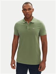 POLO DM0DM20676 ΠΡΑΣΙΝΟ SLIM FIT TOMMY JEANS