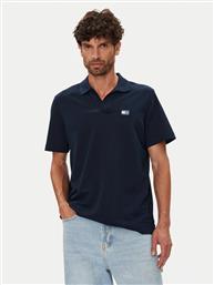 POLO SKIPPER DM0DM21657 ΣΚΟΥΡΟ ΜΠΛΕ REGULAR FIT TOMMY JEANS