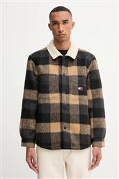 ΠΟΥΚΑΜΙΣΟ ΜΠΟΥΦΑΝ ΧΡΩΜΑ: ΜΑΥΡΟ, DM0DM22010 TOMMY JEANS