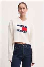 ΠΟΥΛΟΒΕΡ ΧΡΩΜΑ: ΜΠΕΖ, DW0DW18528 TOMMY JEANS