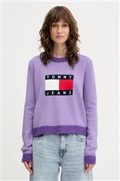 ΠΟΥΛΟΒΕΡ ΧΡΩΜΑ: ΜΟΒ, DW0DW20970 TOMMY JEANS
