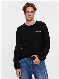 ΠΟΥΛΟΒΕΡ DM0DM17756 ΜΑΥΡΟ REGULAR FIT TOMMY JEANS