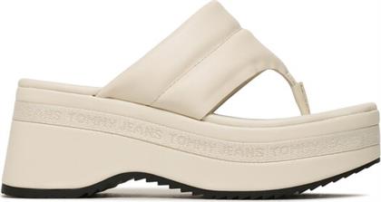 ΣΑΓΙΟΝΑΡΕΣ SANDAL PADDED EN0EN02075 ΜΠΕΖ TOMMY JEANS