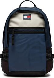 ΣΑΚΙΔΙΟ MOCHILA COLOR BLOCK CON LOGO ENGOMADO DE HOMBRE AM0AM12611 ΣΚΟΥΡΟ ΜΠΛΕ TOMMY JEANS