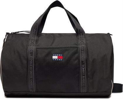 ΣΑΚΟΣ TJM HERITAGE ROUND DUFFLE AM0AM11950 ΜΑΥΡΟ TOMMY JEANS